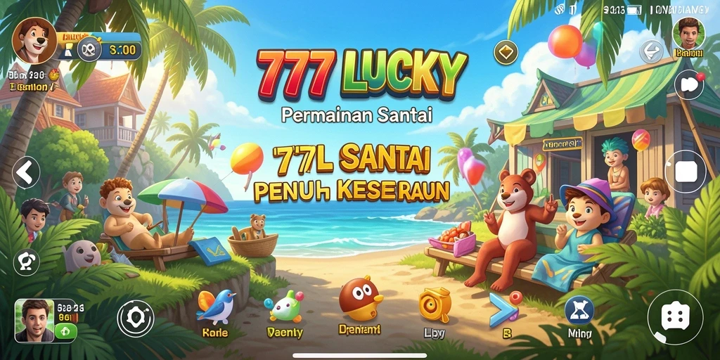 Screenshot utama 777LUCKY menampilkan gameplay yang seru dan menyenangkan.