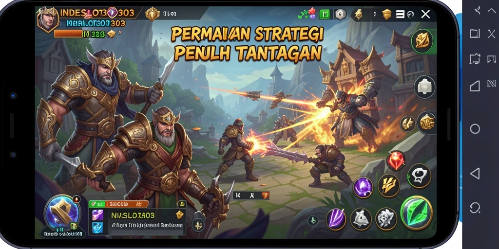 Tampilan gameplay INDESLOT303 yang menarik dan penuh strategi.