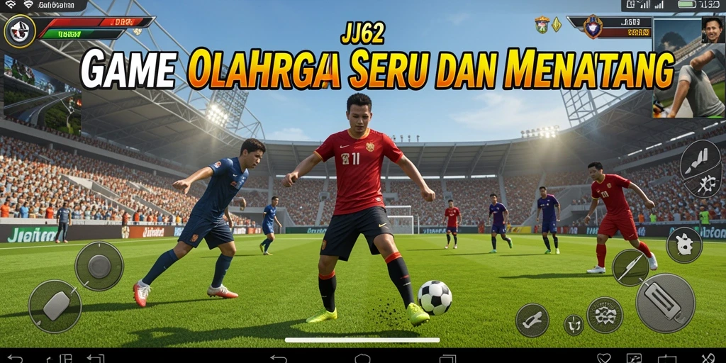 Screenshot utama menunjukkan gameplay intens dari <strong>JJ62</strong> saat bertanding.