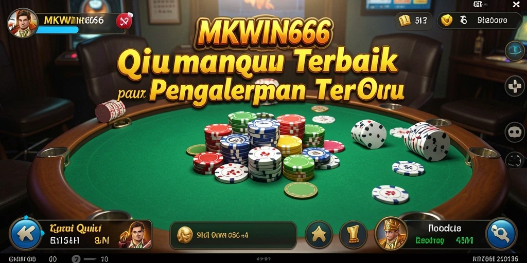 Tampilan gameplay QiuQiu yang seru di MKWIN666.