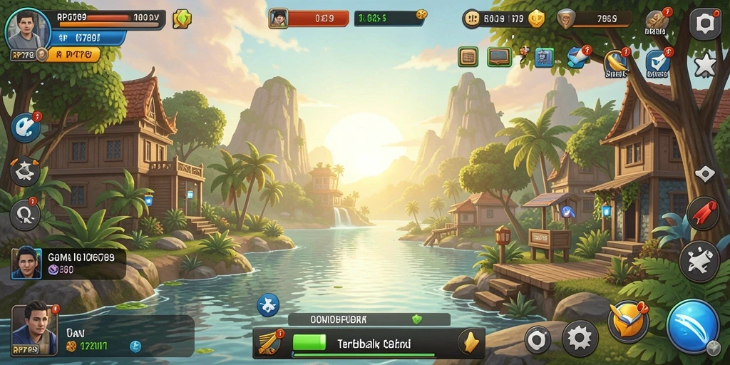 Screenshot RP6789 menampilkan gameplay santai yang mengasyikkan.