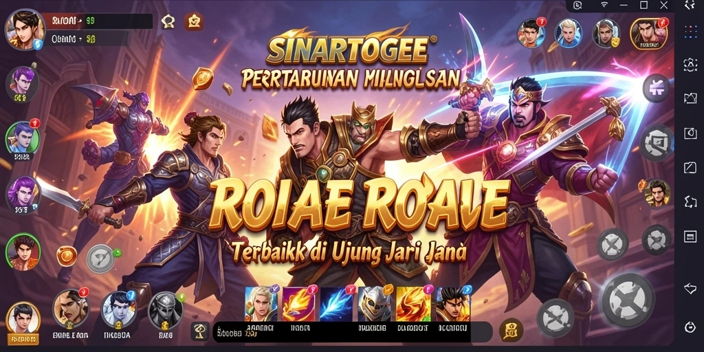 Gameplay seru dalam pertarungan Battle Royale SINARTOGEL.