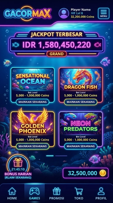 Pengguna sedang mengunduh aplikasi di platform gacormax.